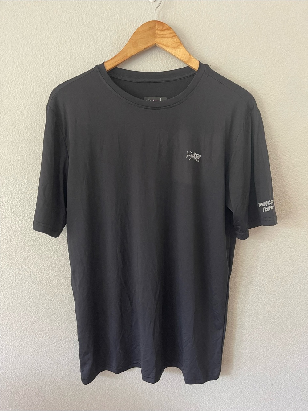 Psycho Tuna Fishing T Shirt Size M Black